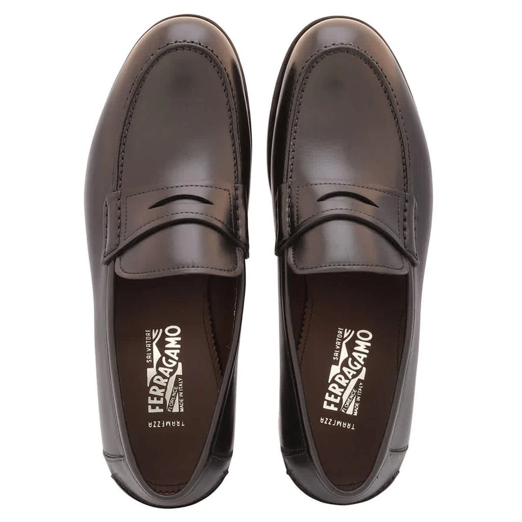 商品Salvatore Ferragamo|Salvatore Ferragamo Men's Herren Black Leather Penny Loafers,价格¥2292,第2张图片详细描述