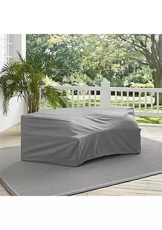 商品Crosley Brands|Brands Crosley Brands Co7505 Gy Outdoor Catalina Round Sectional Furniture Cover Gray,价格¥321,第1张图片