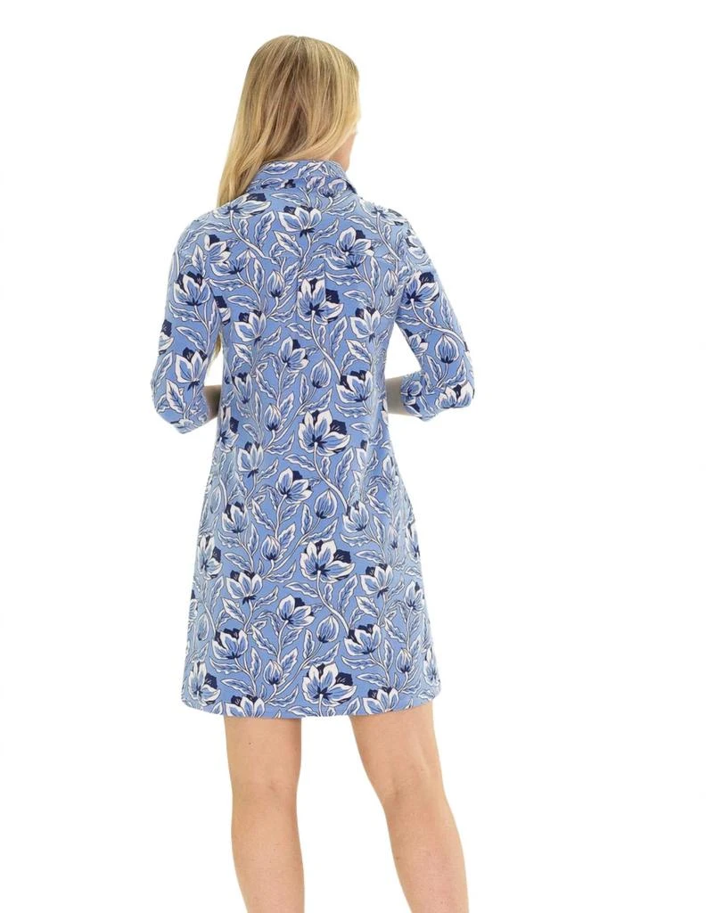商品Duffield Lane|Coco Dress In Blue Blossom,价格¥906,第3张图片详细描述