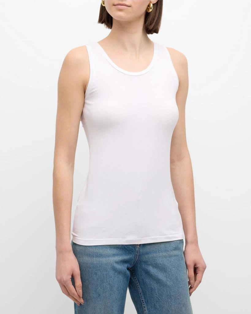 商品MAJESTIC FILATURES|Soft Touch Scoop-Neck Tank,价格¥774,第1张图片