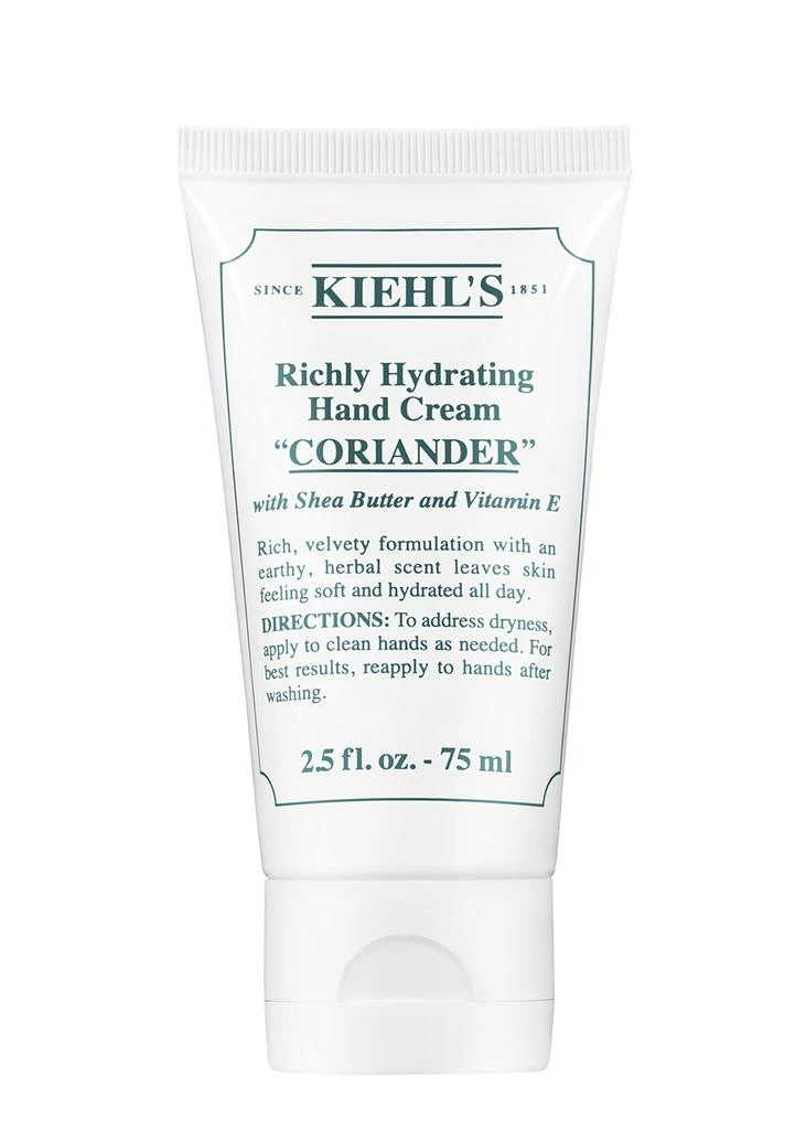 商品Kiehl's|Richly Hydrating Hand Cream Coriander 75ml,价格¥197,第1张图片