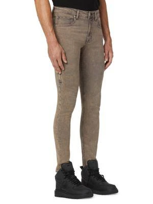 商品Hudson|Zack Moto Coated Skinny Jeans,价格¥321,第3张图片详细描述