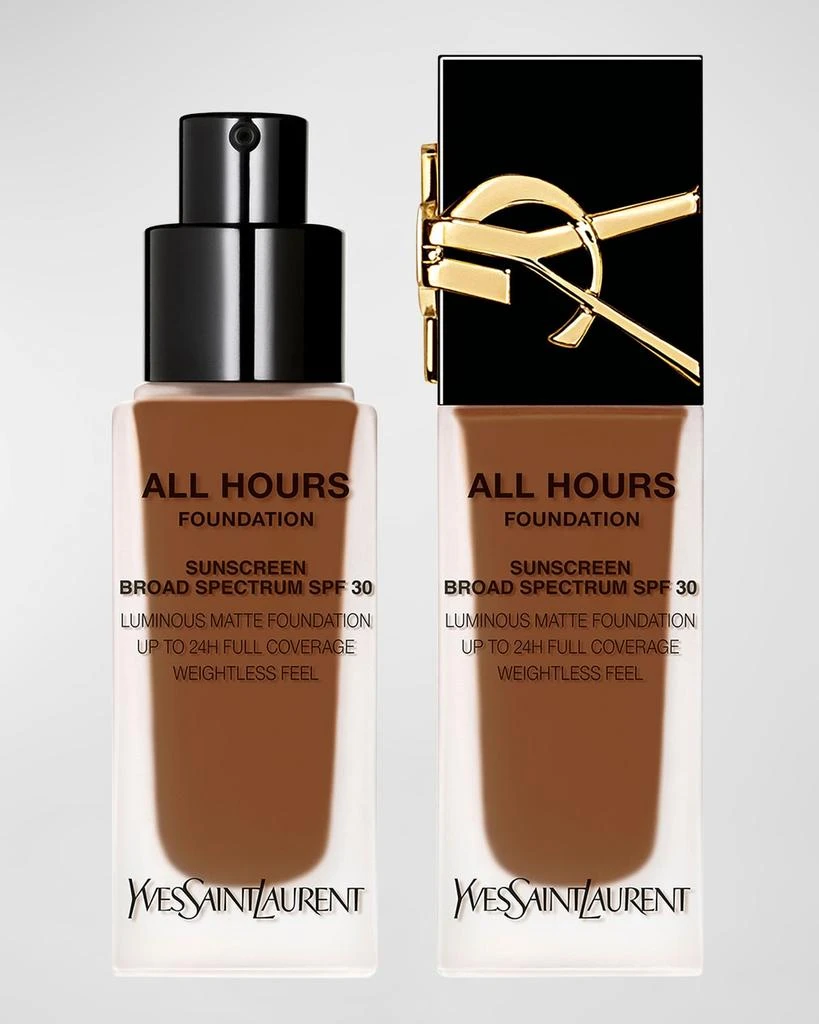 商品Yves Saint Laurent|0.85 oz. All Hours Luminous Matte Foundation,价格¥480,第1张图片