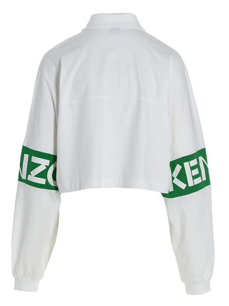 商品Kenzo|Logo print cropped T-shirt,价格¥772,第2张图片详细描述