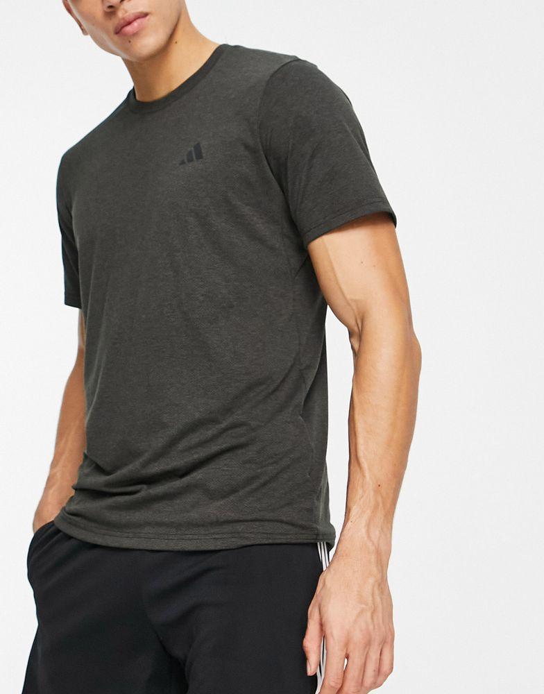 商品Adidas|adidas Training Train Essentials t-shirt in charcoal,价格¥249,第5张图片详细描述