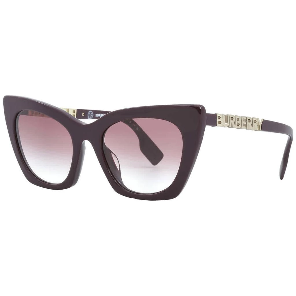 商品Burberry|Marianne Violet Gradient Butterfly Ladies Sunglasses BE4372U 39798H 52,价格¥996,第3张图片详细描述