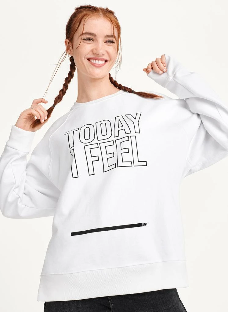 商品DKNY|Today I Feel Sweatshirt,价格¥646,第2张图片详细描述