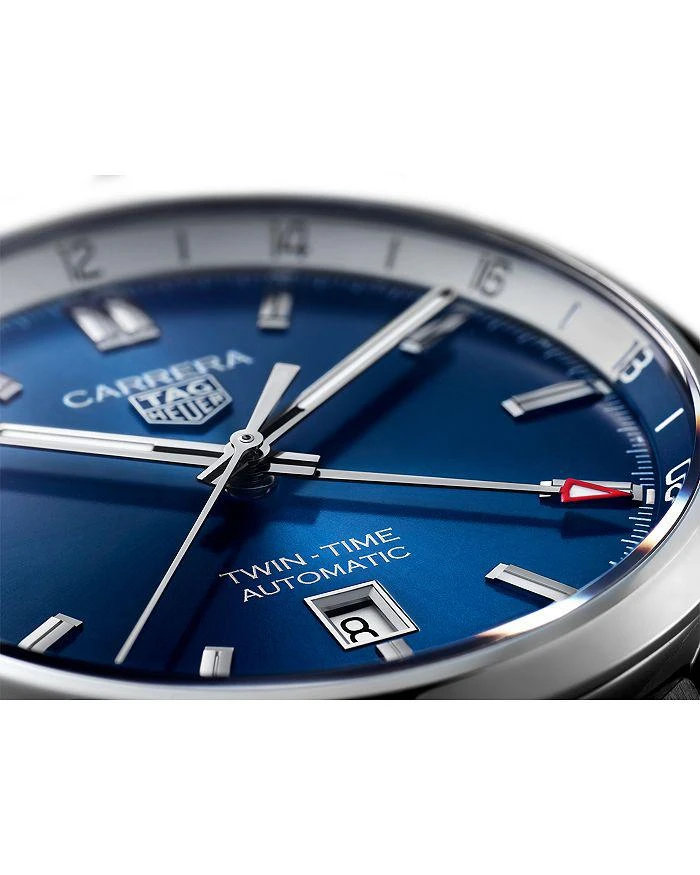 商品TAG Heuer|Carrera Calibre 7 Twin Time Watch, 41mm,价格¥28397,第4张图片详细描述