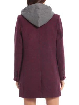 商品Avec Les Filles|Twill Single Breasted Hoodie Coat,价格¥1186,第2张图片详细描述