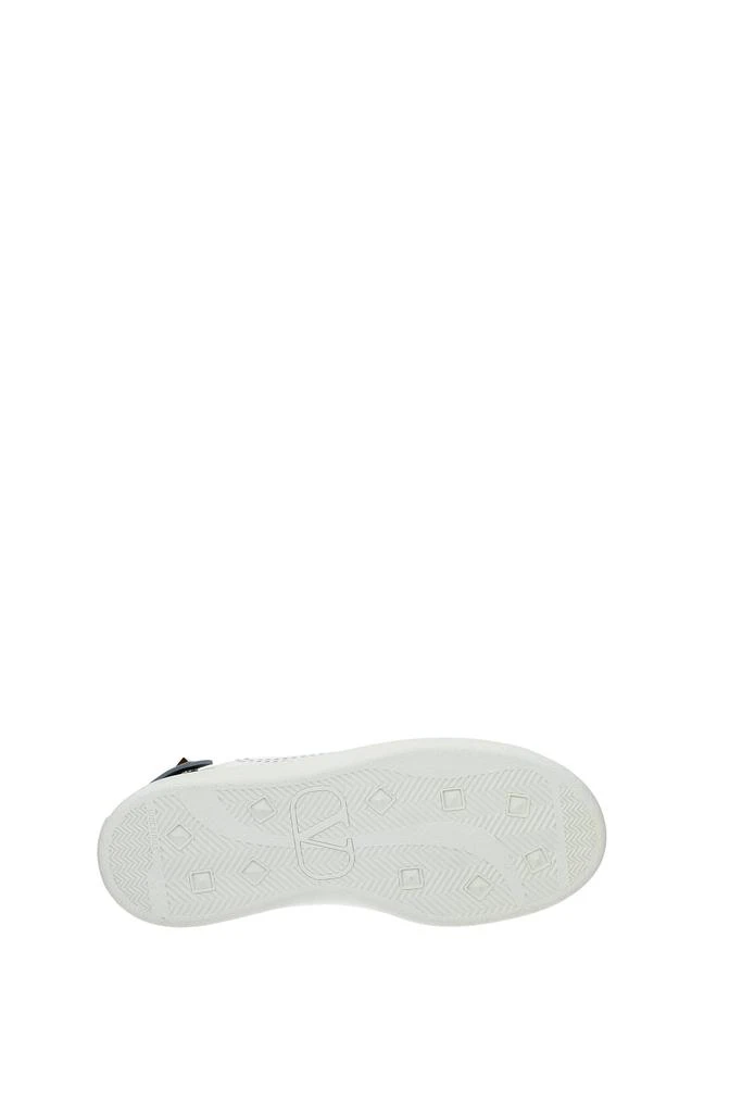 商品Valentino|Sneakers Leather White Aviation Blue,价格¥1739,第5张图片详细描述