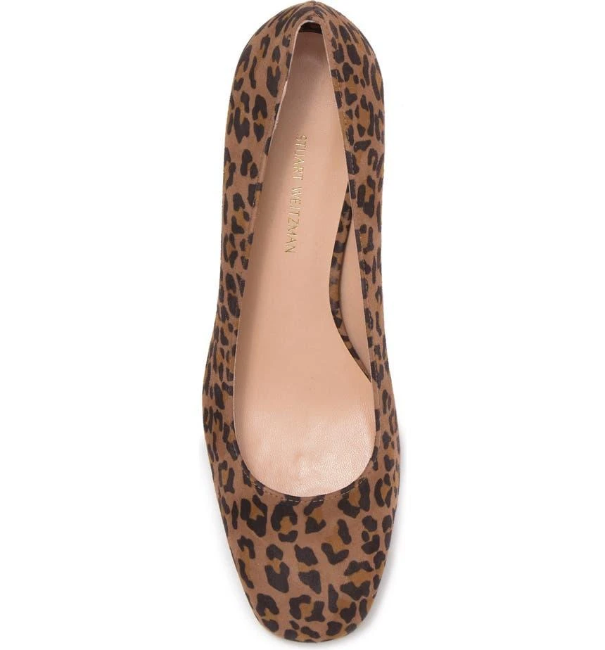 商品Stuart Weitzman|Mary Mid Block Heel Dress Pump,价格¥828,第4张图片详细描述