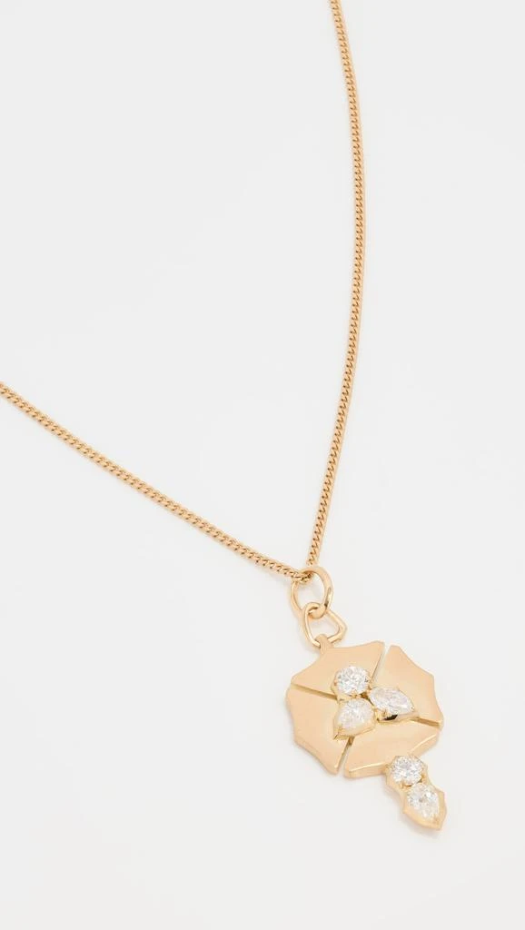 商品Jade Trau|Jade Trau 19k Poppy 钥匙坠和链条项链,价格¥56385,第2张图片详细描述