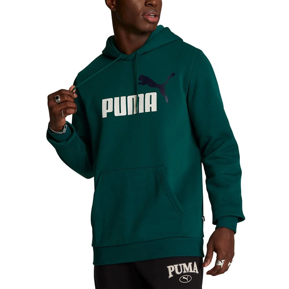 商品Puma|Men's Ess+ 2 Big Cat Logo-Print Fleece Hoodie,价格¥225,第1张图片