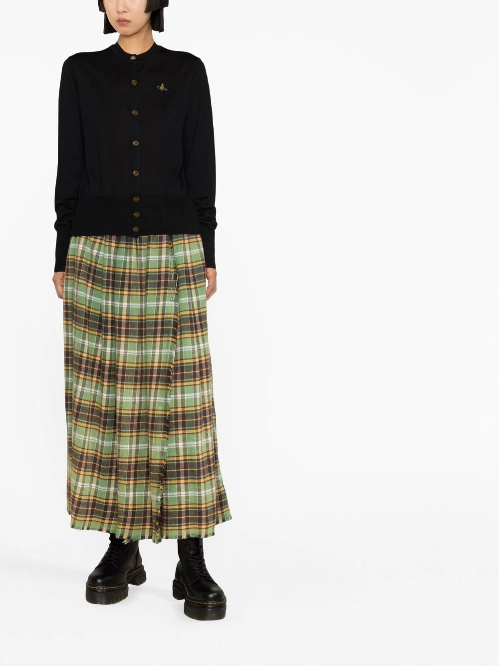商品Vivienne Westwood|西太后黑色女士针织毛衣,价格¥2574,第3张图片详细描述