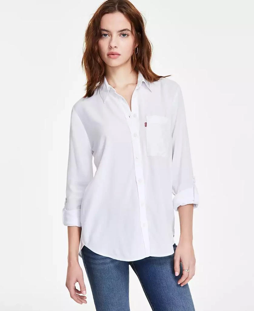 商品Levi's|Women's Darlene Collared Button-Front Shirt,价格¥261,第1张图片