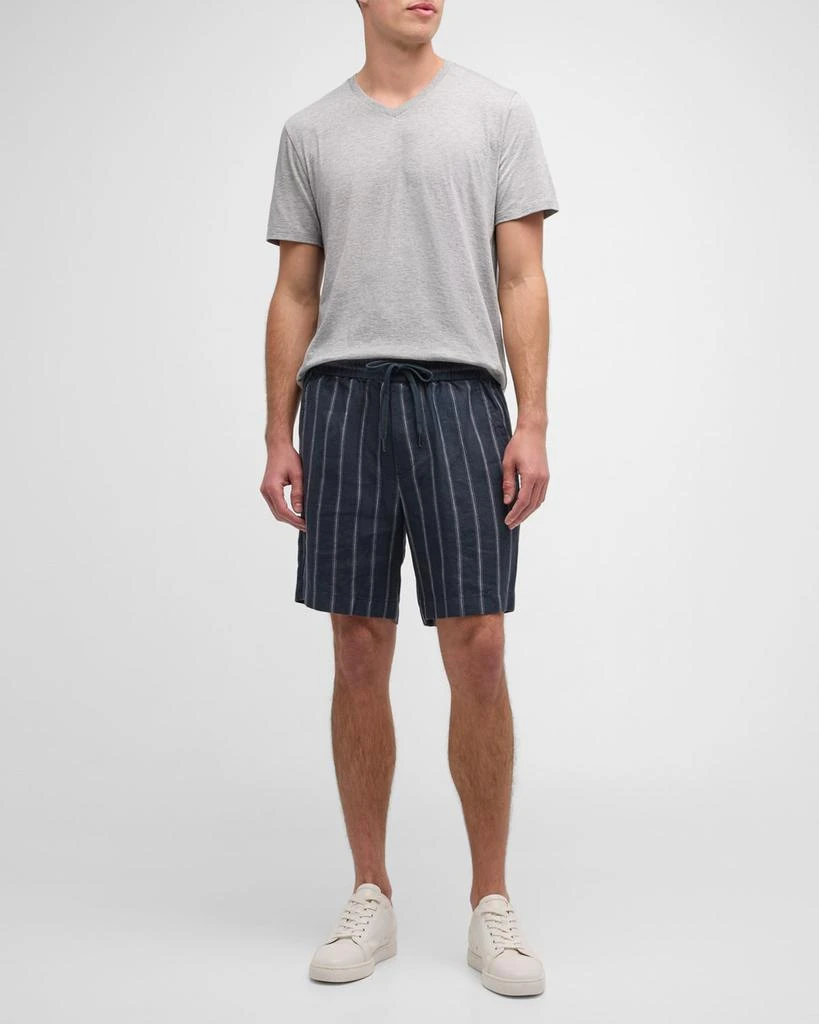 商品Vince|Short-Sleeve V-Neck Jersey T-Shirt, Gray,价格¥516,第2张图片详细描述