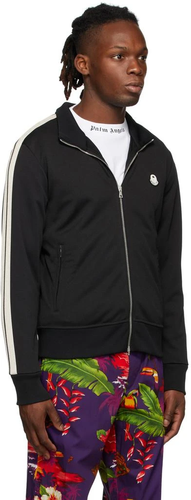 商品Moncler|8 Moncler Palm Angels Black Jersey Jacket,价格¥5968,第2张图片详细描述