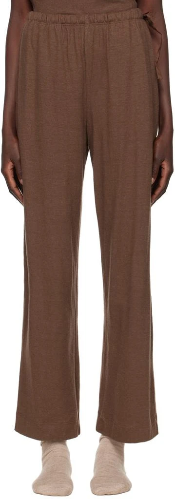商品Deiji Studios|Brown 'The Notes' Lounge Pants,价格¥766,第1张图片