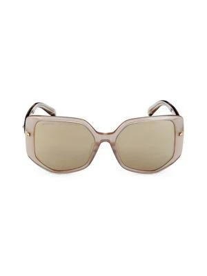 商品Swarovski|57MM Geometric Sunglasses,价格¥483,第1张图片