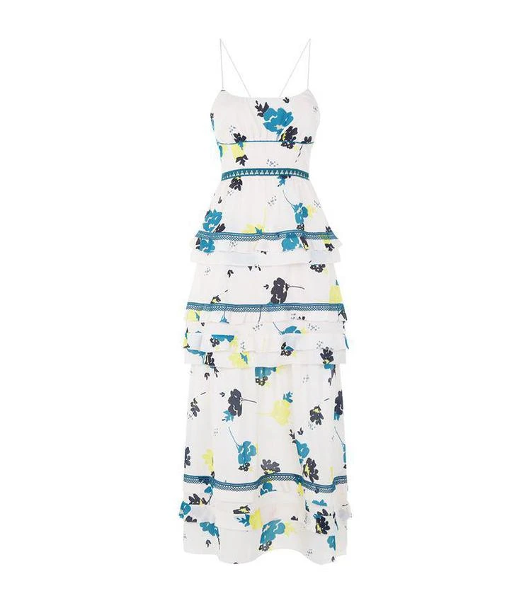 商品Self Portrait|Graphic Floral Midi Dress,价格¥1306,第1张图片