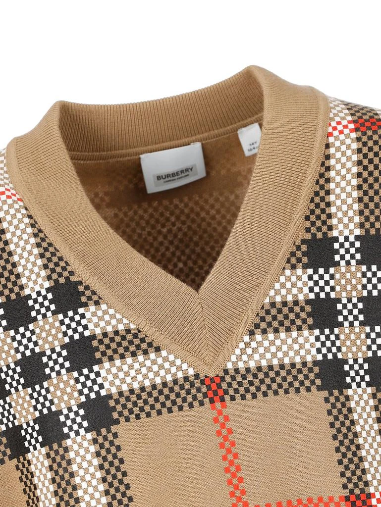 商品Burberry|Burberry Kids Checked Sweater,价格¥2052,第3张图片详细描述