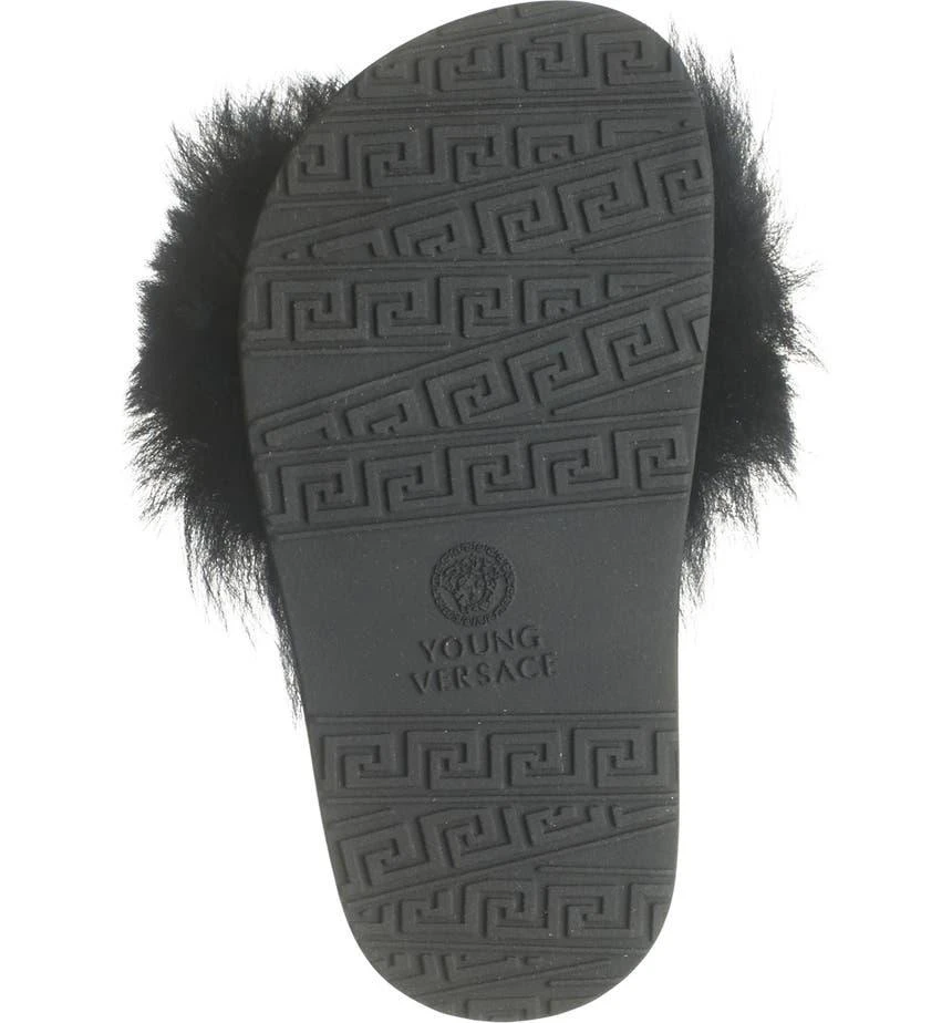 商品Versace|Faux Fur Slide Sandal,价格¥615,第5张图片详细描述
