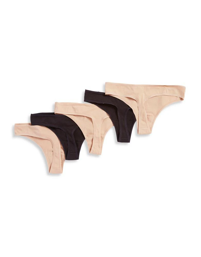 商品Calvin Klein|Form Cotton 5 Pack Thong,价格¥167,第2张图片详细描述