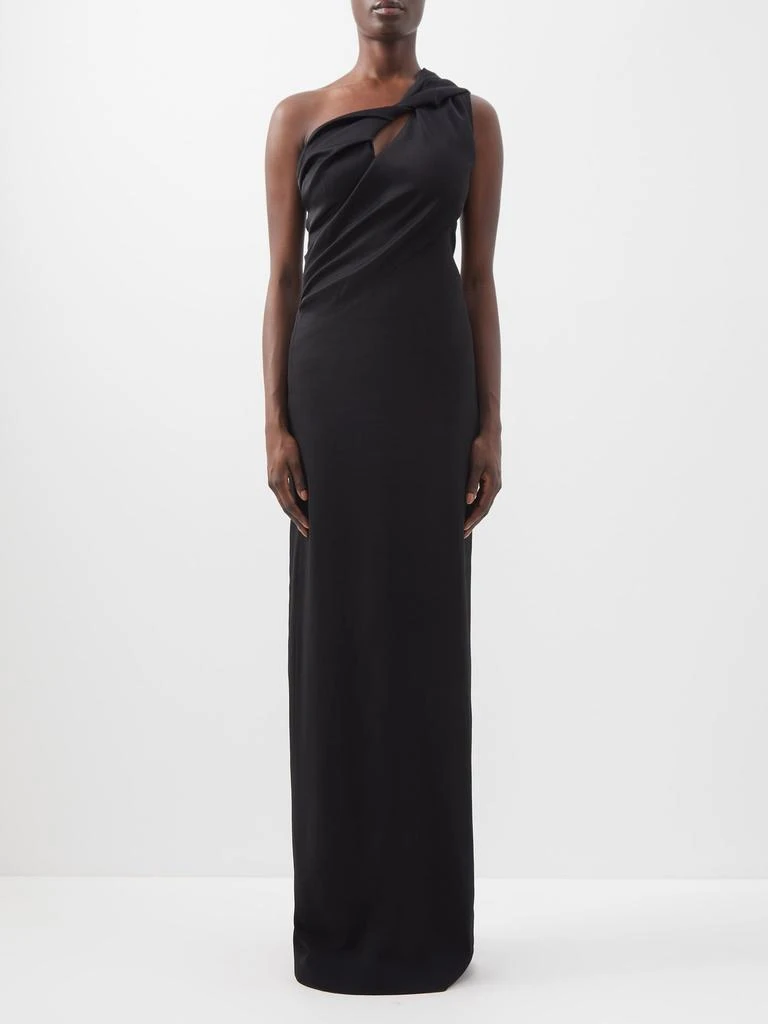 商品Givenchy|Twist-front cutout crepe gown,价格¥10552,第1张图片