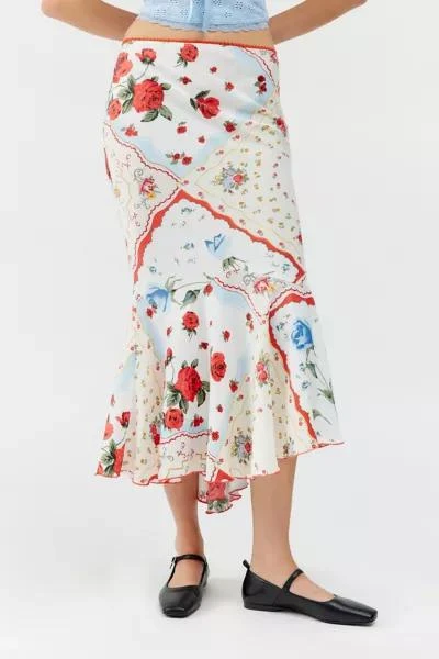 商品Kimchi Blue|Kimchi Blue Skylar Tulip Midi Skirt,价格¥342,第2张图片详细描述