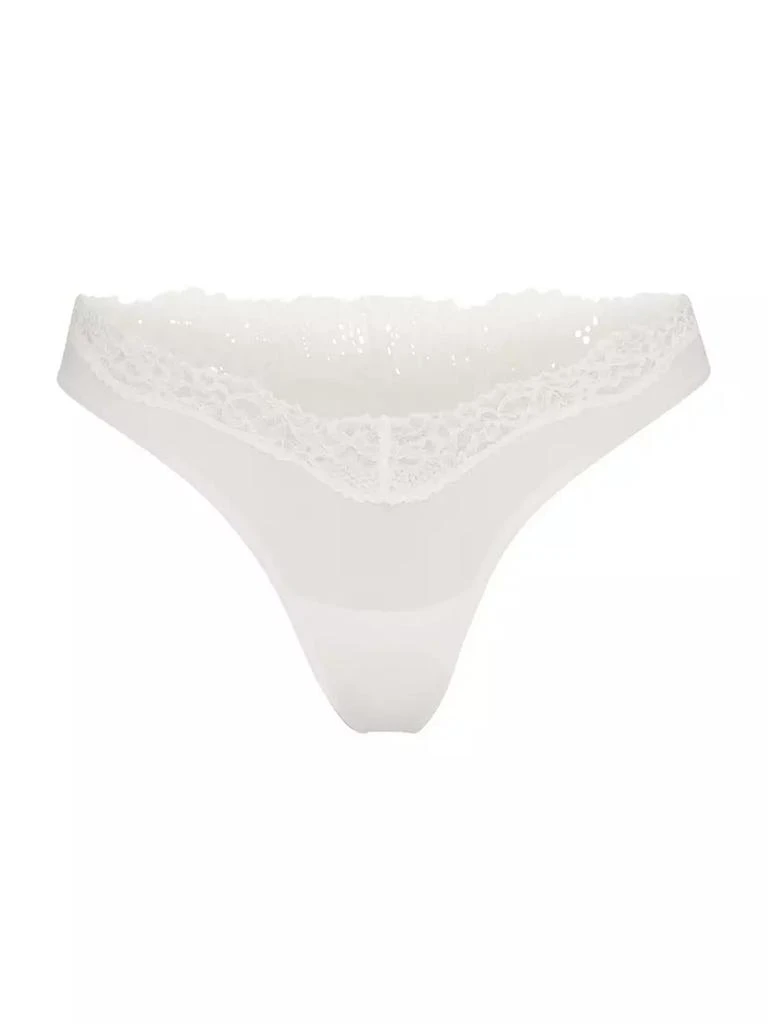 商品SKIMS|Fits Everybody Lace Dipped Thong,价格¥153,第1张图片