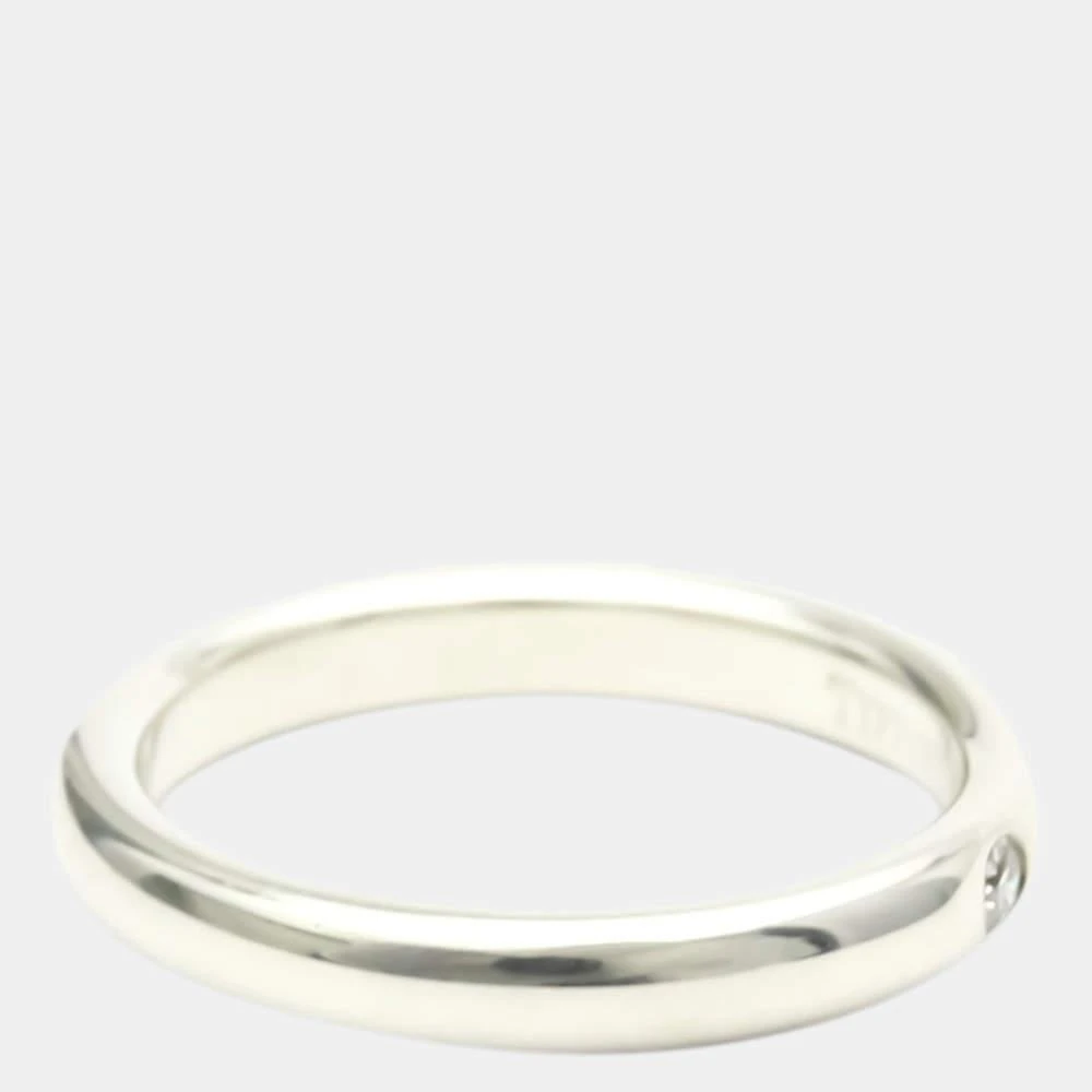 商品[二手商品] Tiffany & Co.|Tiffany & Co. Elsa Peretti 18K Sterling Silver Diamond Ring EU 48,价格¥2517,第3张图片详细描述