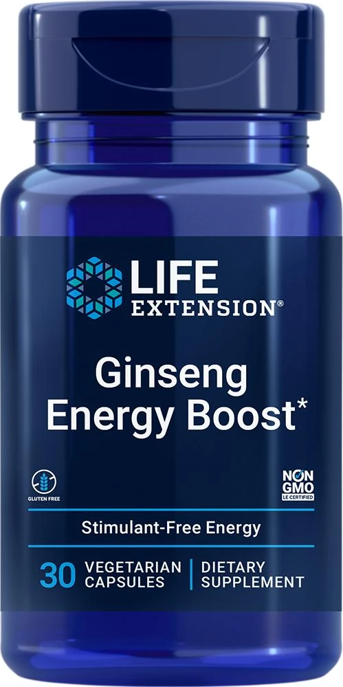 商品Life Extension|Life Extension Ginseng Energy Boost (30 vegetarian capsules),价格¥132,第1张图片