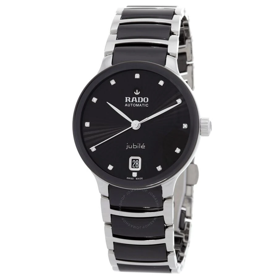 商品Rado|Centrix Diamonds Automatic Black Dial Ladies Watch R30031742,价格¥14091,第1张图片