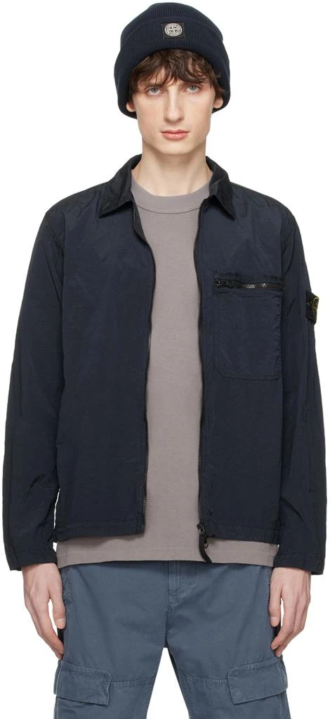 商品Stone Island|Navy Patch Jacket,价格¥2158,第1张图片