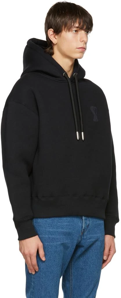 商品AMI|Black Ami de Cœur Hoodie,价格¥2038,第2张图片详细描述