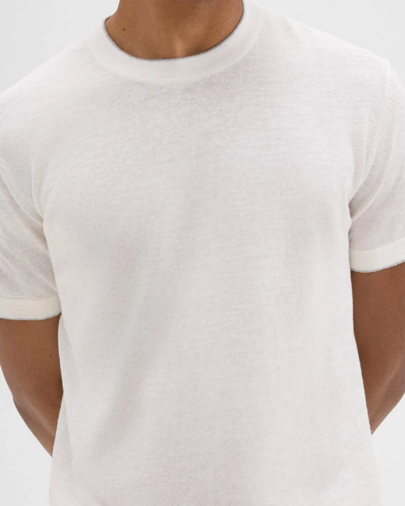 商品Theory|Sarior Tee in Cotton-Linen,价格¥731,第4张图片详细描述