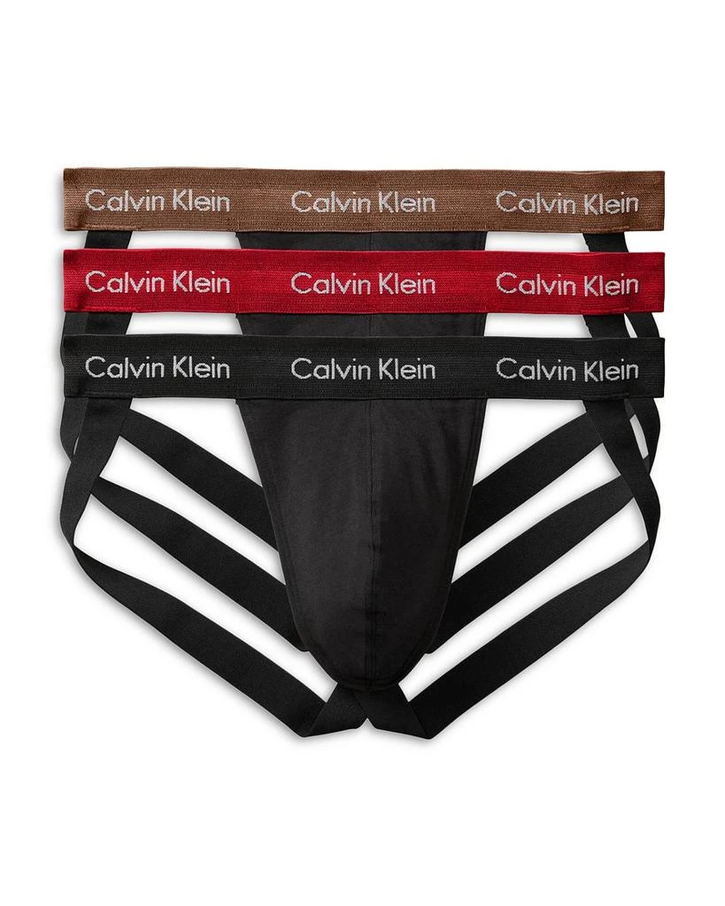 商品Calvin Klein|Cotton Stretch Jock Straps, Pack of 3,价格¥351,第1张图片