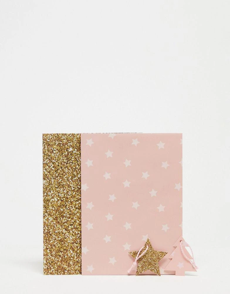 商品Skinnydip|Skinnydip pink and gold wrapping paper and gift tag set,价格¥42,第1张图片