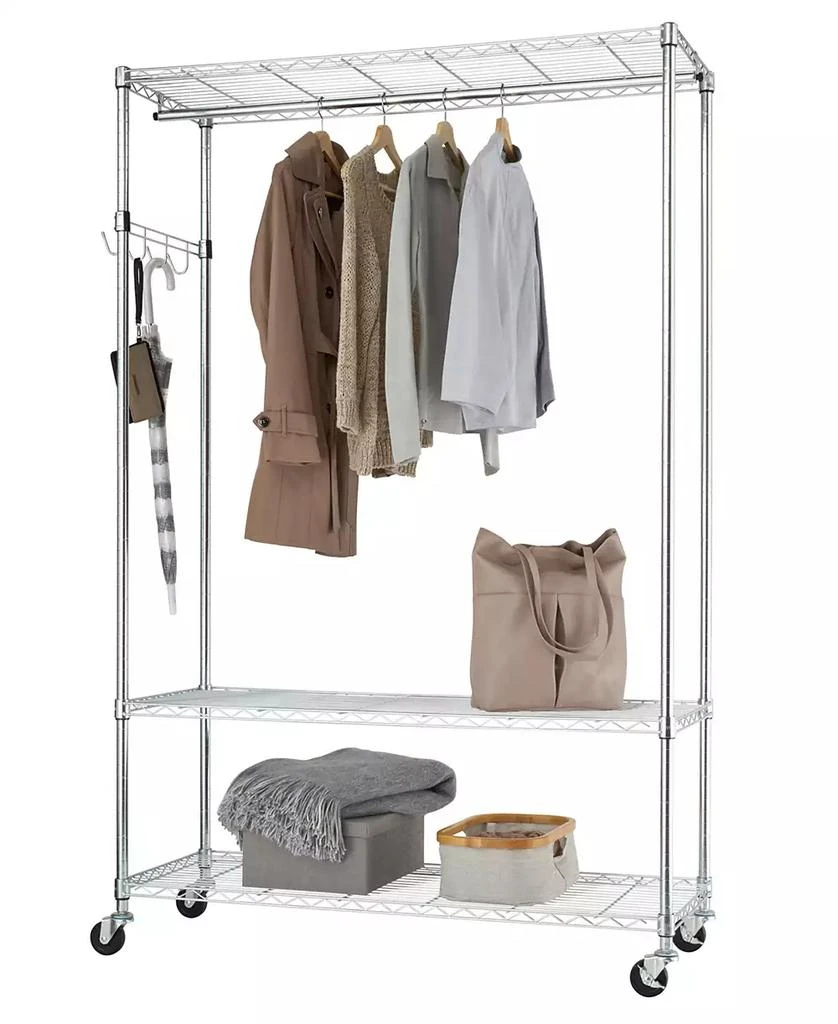商品TRINITY|3-Tier Rolling Garment Rack,价格¥1377,第2张图片详细描述