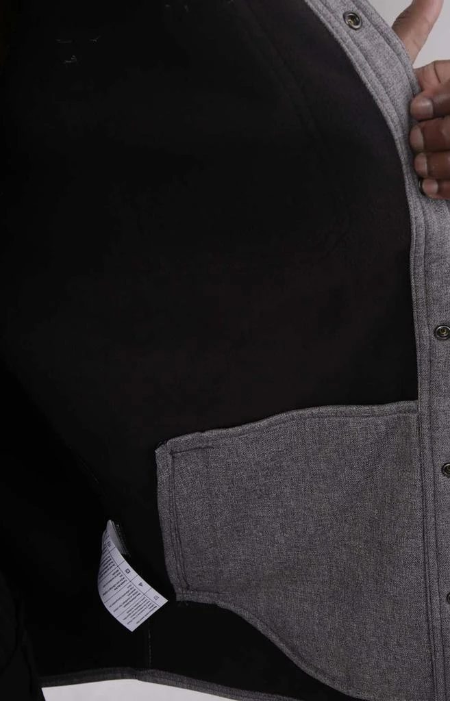 商品Carhartt|(105022) Rain Defender Relaxed Fit HW Hooded Shirt Jacket - Black Heather,价格¥668,第3张图片详细描述