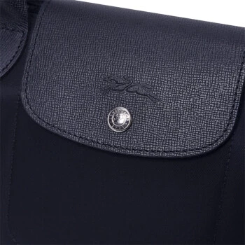 商品[国内直发] Longchamp|LONGCHAMP/珑骧 女士Le Pliage系列短柄中号尼龙手提包大容量饺子包 深蓝色L1515 598 006,价格¥1059,第5张图片详细描述
