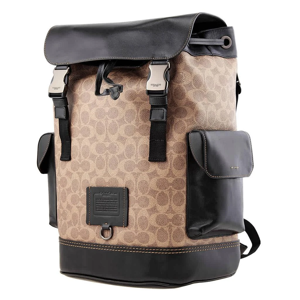 商品Coach|Coach Mens Rivington Backpack In Signature Canvas,价格¥3586,第1张图片