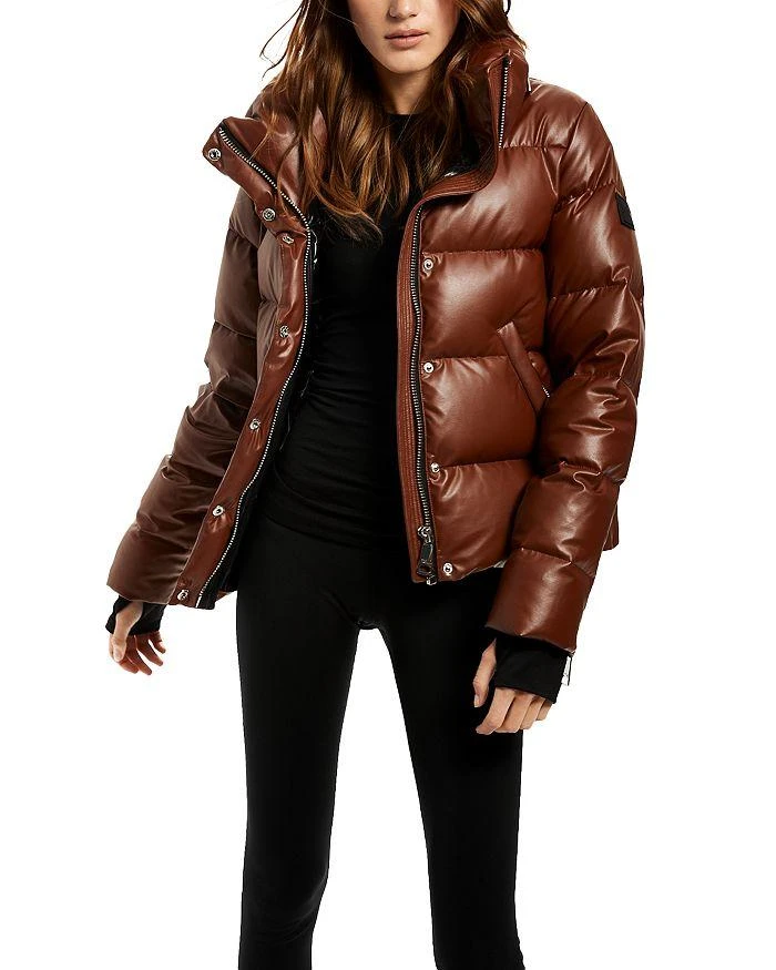 商品SAM.|Isabel Faux Leather Puffer Coat,价格¥2619,第4张图片详细描述