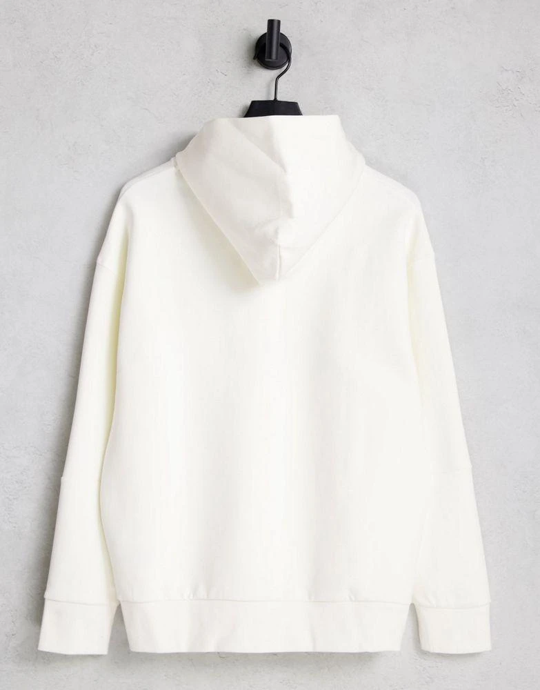 商品Calvin Klein|Calvin Klein comfort debossed logo hoodie in cream,价格¥685,第2张图片详细描述