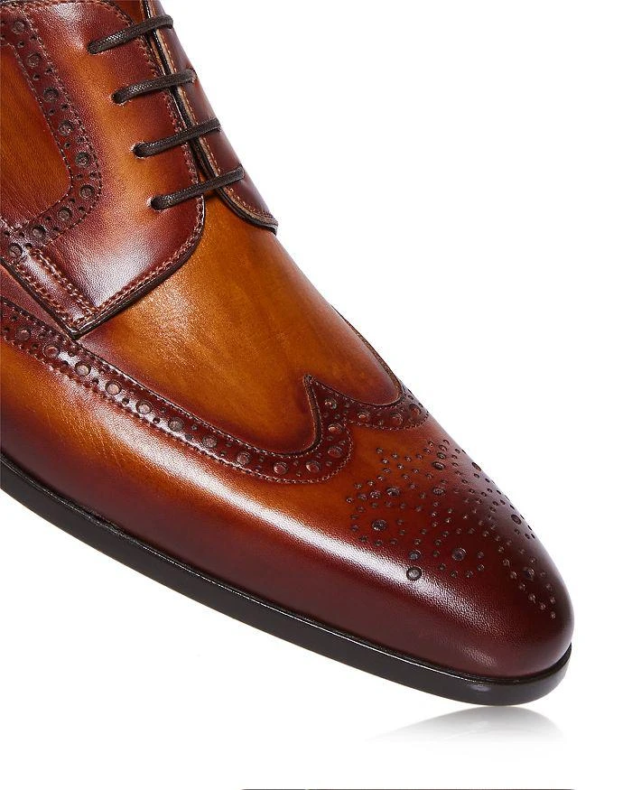 商品Magnanni|Men's Maxwell Wingtip Oxford Dress Shoes,价格¥3181,第4张图片详细描述