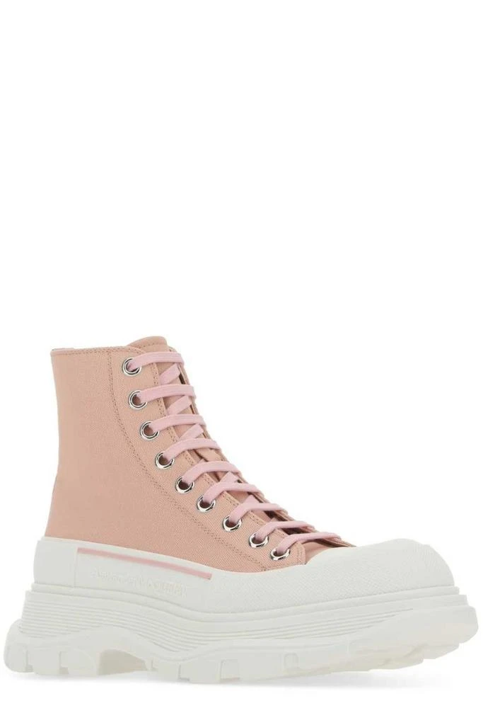 商品Alexander McQueen|Alexander McQueen Tread Slick High-Top Sneakers,价格¥2532,第2张图片详细描述