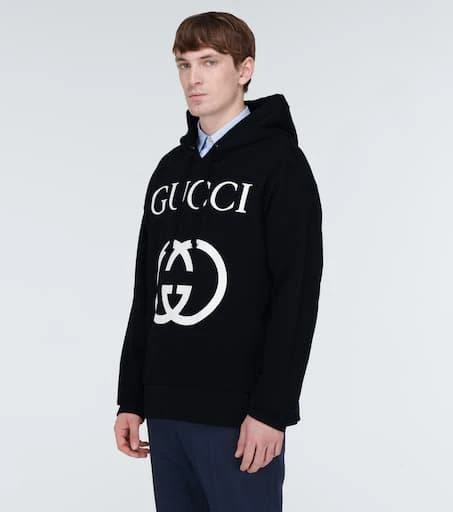 商品Gucci|Interlocking G连帽运动衫,价格¥10143,第3张图片详细描述