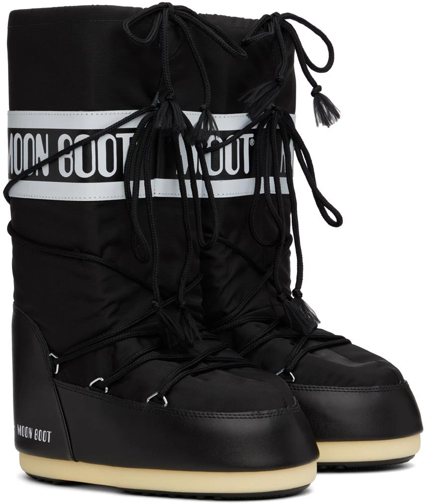 商品Moon Boot|Black Icon Boots,价格¥1365,第4张图片详细描述