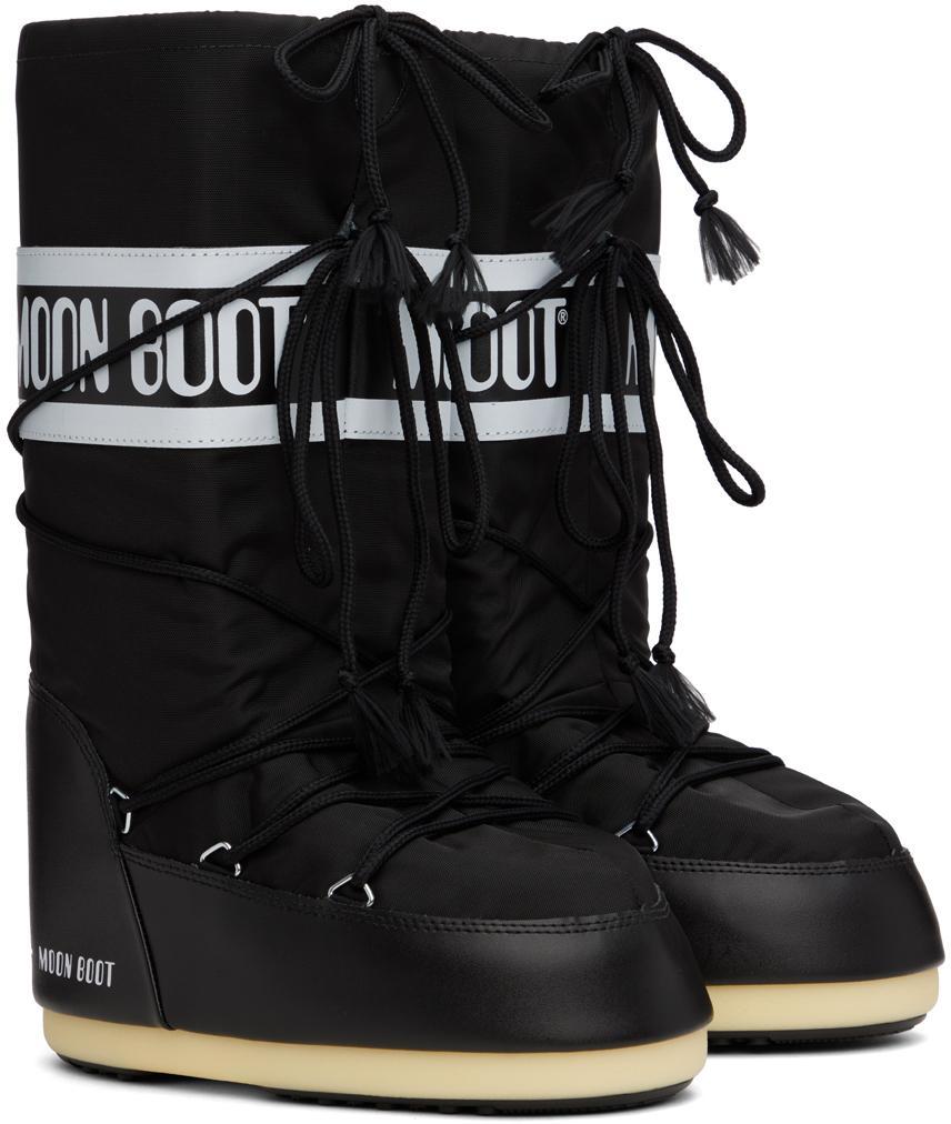 商品Moon Boot|Black Icon Boots,价格¥1213,第6张图片详细描述