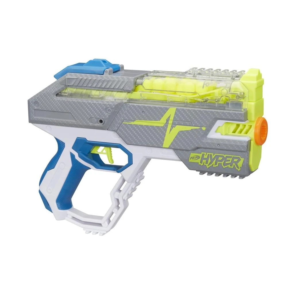 商品Nerf|NERF Hyper Rush-40 Pump-Action Blaster, 30 Hyper Rounds, Eyewear, Up to 110 FPS Velocity, Easy Reload, Holds Up to 40 Rounds,价格¥236,第2张图片详细描述